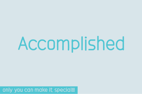 Accomplished Font Review: A Natural Handwritten Typeface