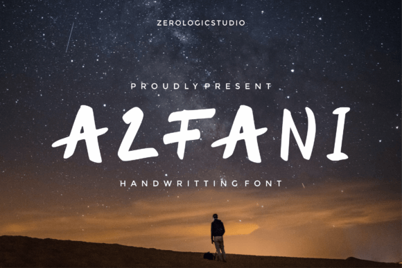Alfani: A Handwritten Font for Modern Editorial Design