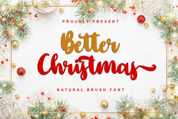 Better Christmas Font for Seasonal Campaigns
