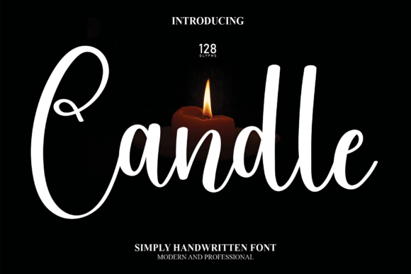 Candle: A Romantic Script Font for Editorial Design