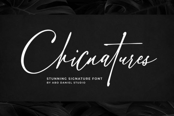 Chicnatures Font for Branding Projects