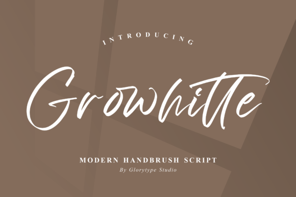 Growhitte – Modern Script Font for Bold Branding