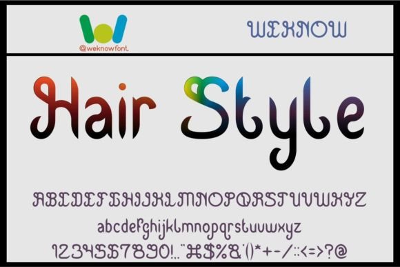 Hair Style Font for Eye-Catching Digital Campaigns