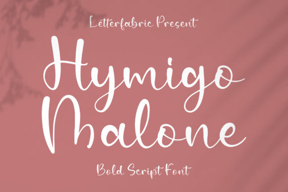 Hymigo Malone: A Script Font for Campaign Creativity