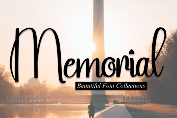 Memorial Font for Branding and Design