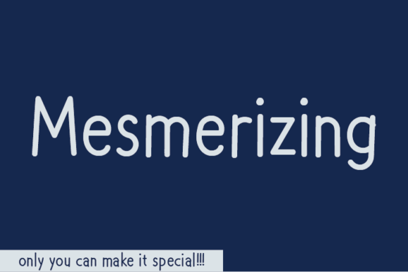 Mesmerizing Font for Captivating Design