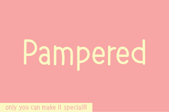 Pampered Font Review for Branding Projects