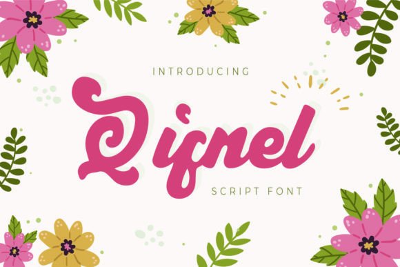Qifnel: A Playful Script Font for Modern Editorial Design