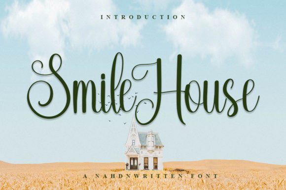 Smile House: A Timeless Script Font for Modern Branding