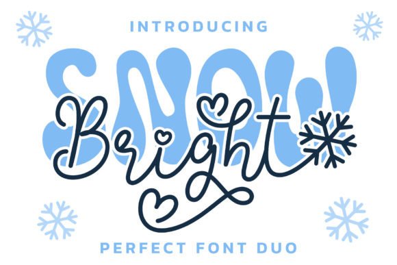 Snow Bright Duo: A Playful Font for Winter Campaigns