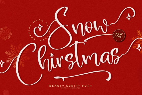 Snow Chirstmas - A Festive Script Font for Branding