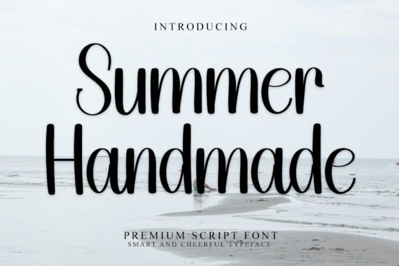 Summer Handmade: A Stylish Handwritten Font for Modern Branding