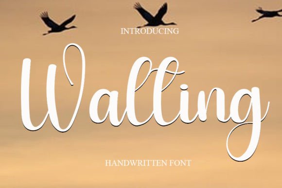 Walting: A Handwritten Font for Creative Makers