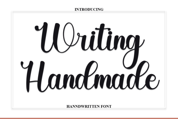 Writing Handmade: The Premium Script Font for Scroll-Stopping Visuals
